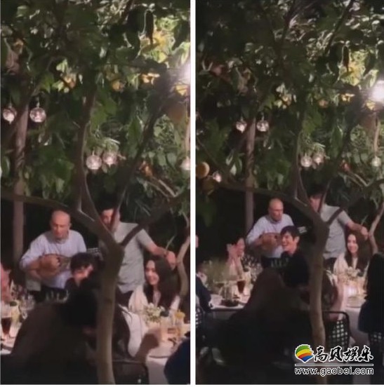 郭碧婷与向佐结婚迎宾晚宴照片曝光！据悉二人将在意大利某海岛举行婚礼
