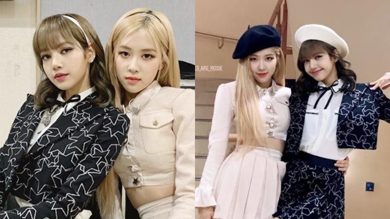 BLACKPINK的ROSÉ和LISA悠扬爵士乐和优雅交谊舞，突显两人的端庄气质