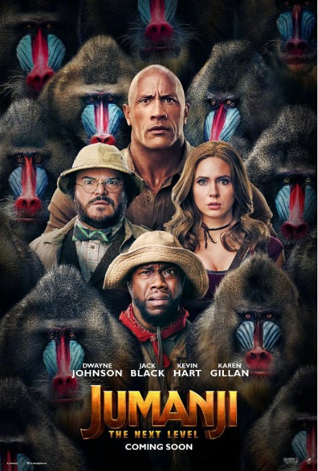好莱坞动作冒险片《勇敢者游戏2：再战巅峰》发布全新“全猿回归”海报
