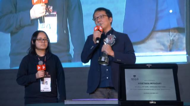在巴西Brasil Game Show上，宫崎英高收获了“终生成就奖(生涯功労賞)”