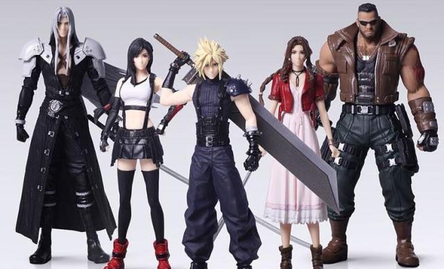 BigBadToyStore《最终幻想7重制版》角色手办展示，游戏中五位人气角色