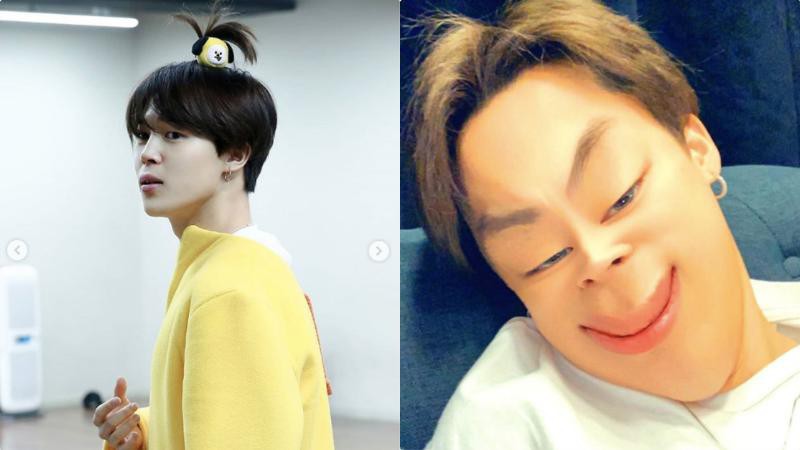 防弹少年团成员每次有人过生日，其他人爆出丑照送惊喜，这次轮到JIMIN