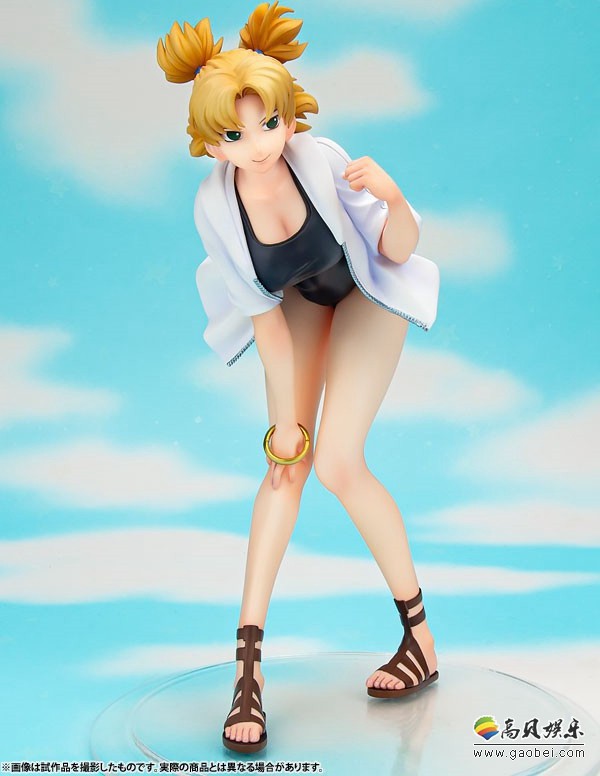 《火影忍者》手鞠泳装手办公开，采用相当简单连身泳装！经典的黑白搭配