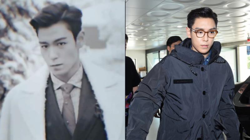 T.O.P在自己IG公开一张戴著眼镜，脸庞是花朵，还戴著假发抽象狗狗照片