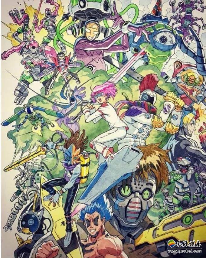 来自法国居住日本喜欢把儿子涂鸦“重绘”动画师！推特不断展示最新成果