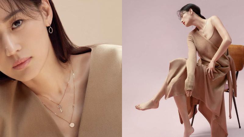 全智贤时尚杂志《Marie Claire》写真照，目前进入秋尾迎冬，沉稳而内敛