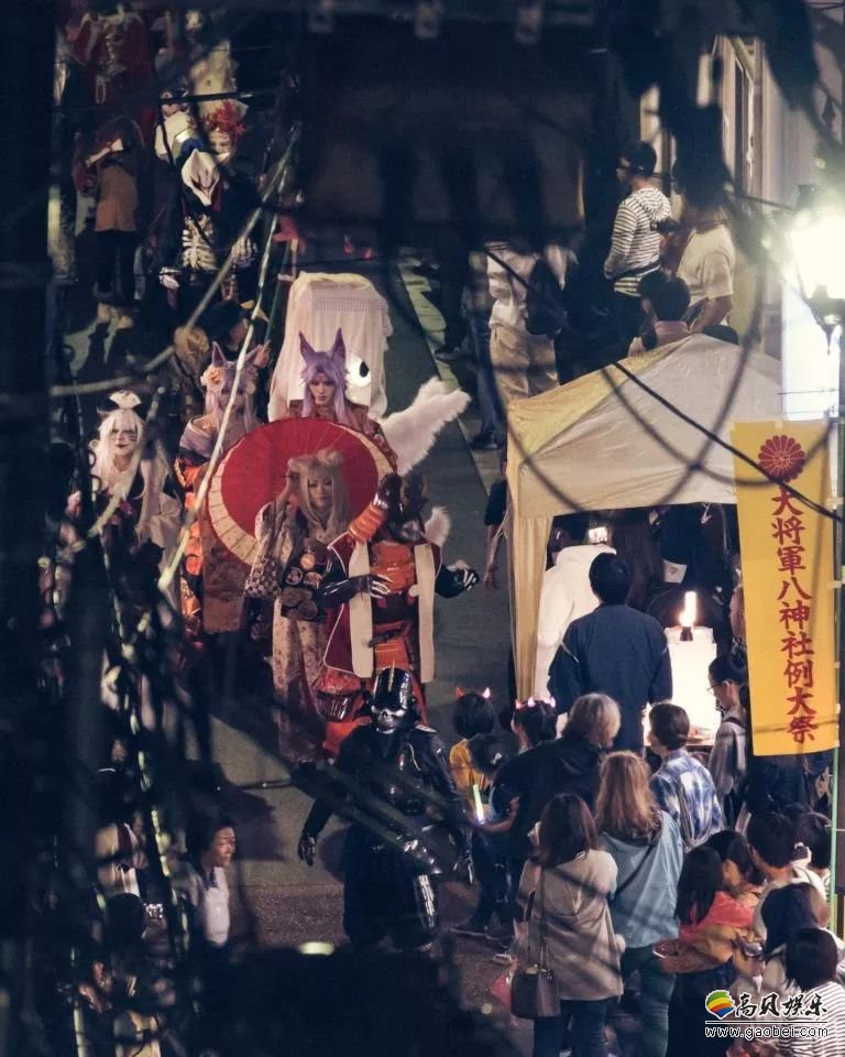 日本京都举行再现平安京活动！打扮成各种各样妖怪形象“一条百鬼夜行”