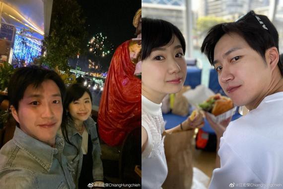 江宏杰晒出与福原爱旅行照片，夫妻俩在游乐园玩耍，牵手漫步，享受美食