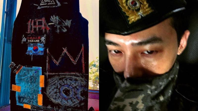 BIGBANG队长G-Dragon退伍后首次更新个人IG，他发布多张迷彩军装照片