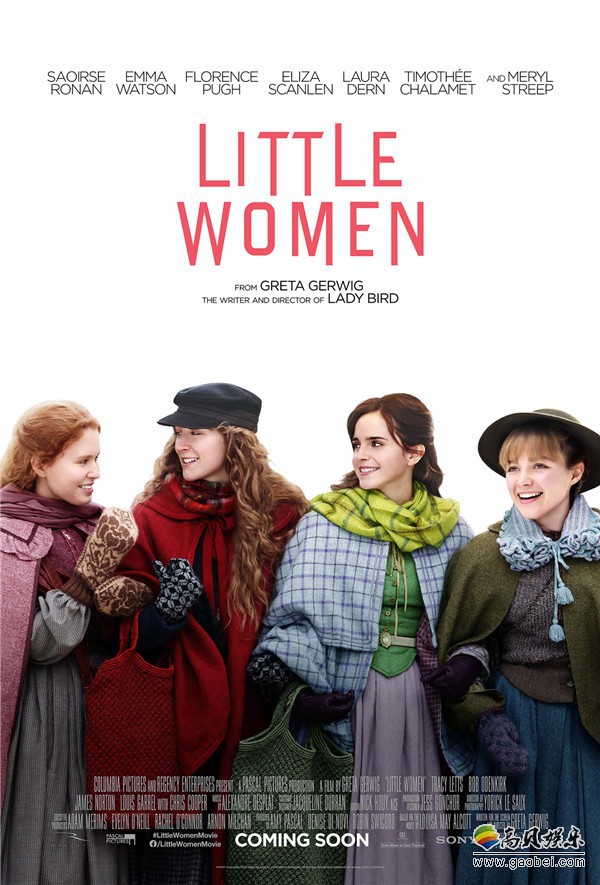 《小妇人》曝光国际版海报及角色海报！四姐妹身着朴素复古装扮挽手前行