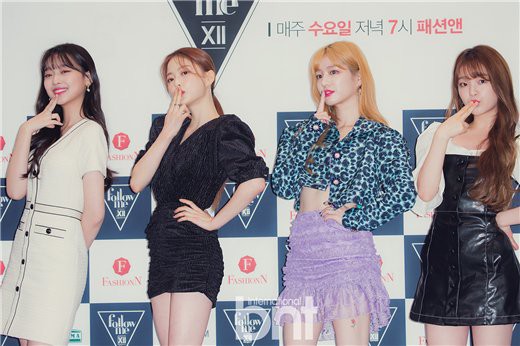 李侑菲、李秀敏、林宝拉 、玄胜熙出席了《Fllow me 12》节目制作发布会