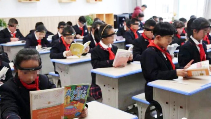过去两天浙江金华某小学使用的“教室监控头箍”引发媒体报道和网络热议