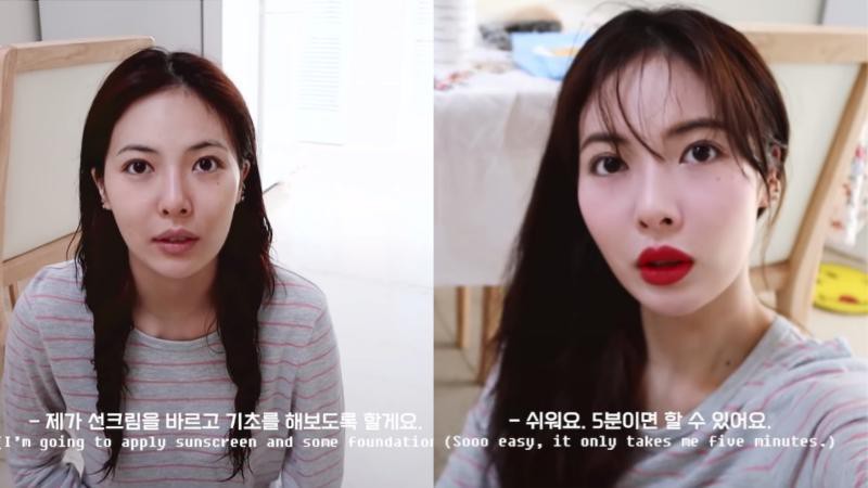 泫雅在自己Youtube频道公开「HyunA-ing」影片，内容包含日常工作过程