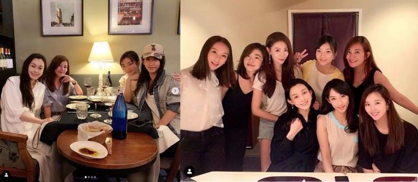 杨晴瑄在其个人社交媒体晒照，分享与艺人范玮琪、梁静茹一众姐妹聚餐照