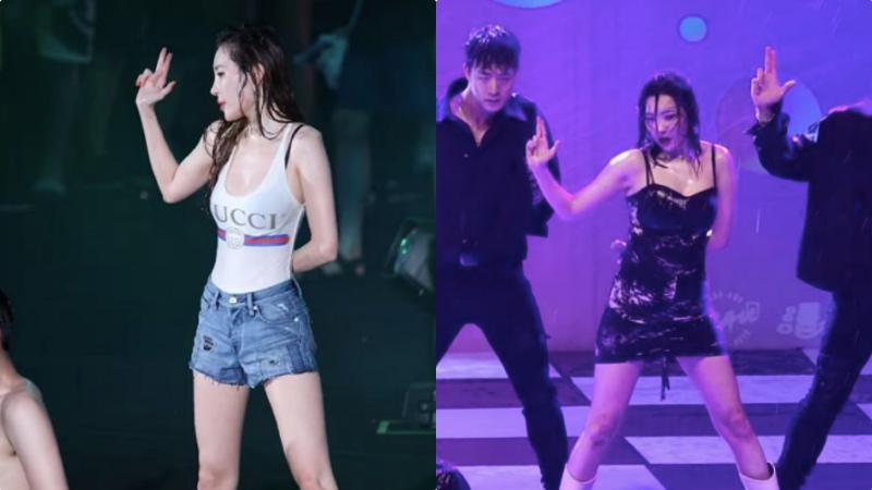 宣美是一位唱跳俱佳魅力四射女星，长相甜美身材爆好，男生心目中的女神