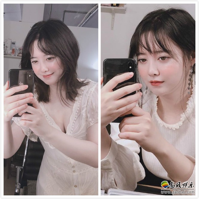 韩国演员具惠善晒出拍摄收工后自拍照，一改往常保守风格，露出丰满身材