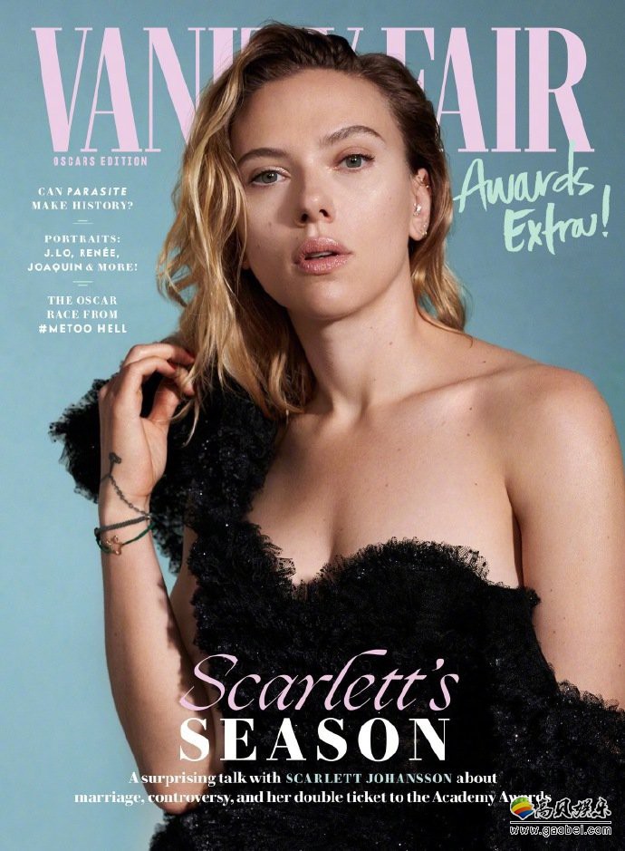 斯嘉丽•约翰逊登上《名利场》(VanityFair)颁奖季特刊封面及写真美图大赏