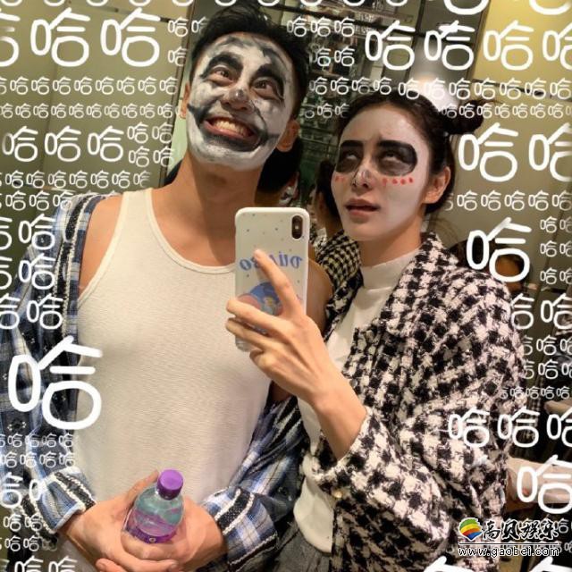 林峯发布2017到2019变化，晒出与张馨月搞怪合影，首晒他与张馨月合照