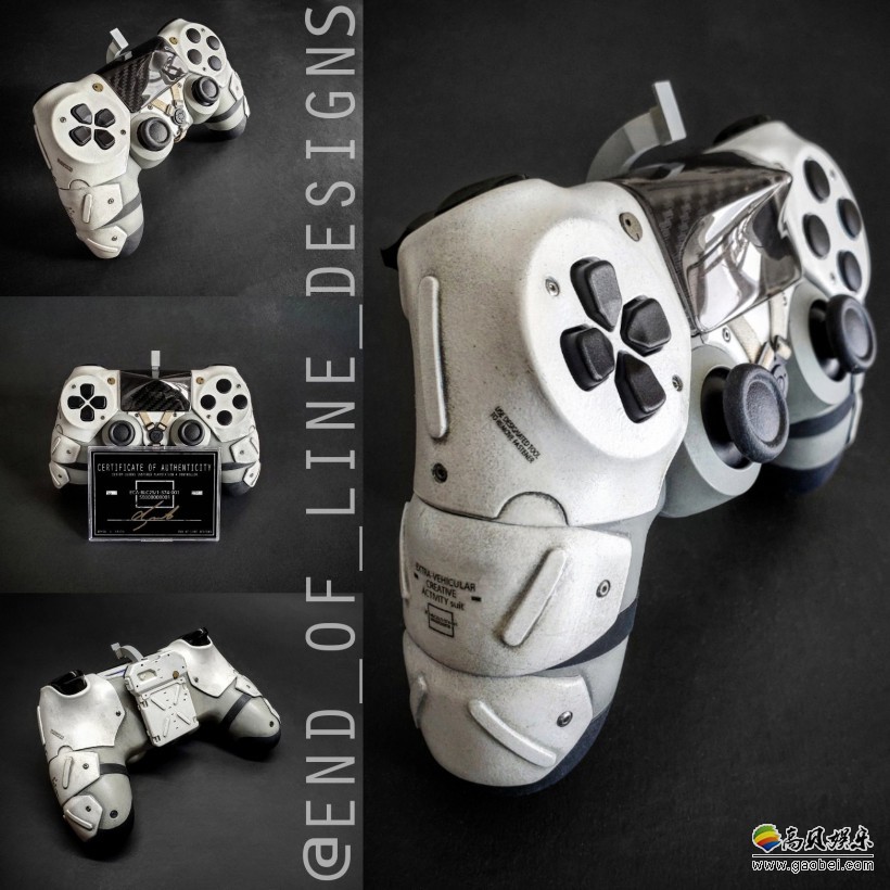End Of Line Designs展示自制的小岛工作室形象角色“Ludens”风格手柄