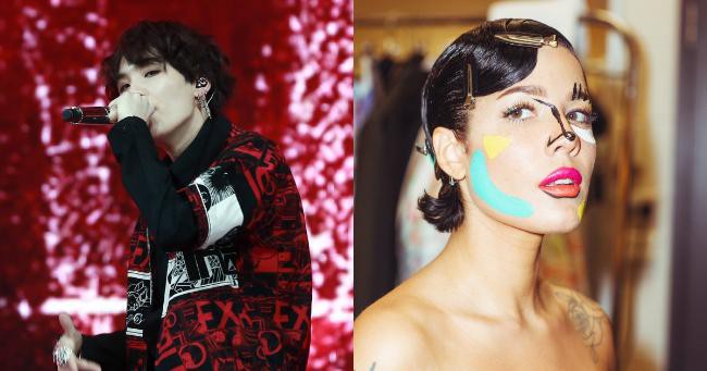 防弹少年团成员Suga和美国歌手Halsey明年再度携手！立刻引发热烈讨论
