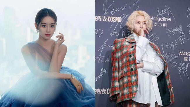 金希澈参加cosmo时尚盛典官方帮忙追星终於和祝绪丹站在一起合影