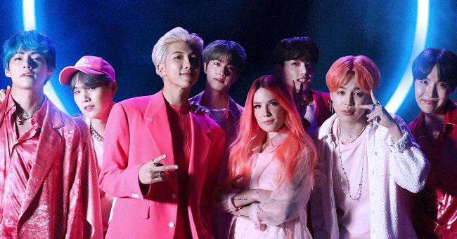 BTS防弹少年团真的太暖心了！ 美国歌手Halsey收到这样的礼物该有多开心