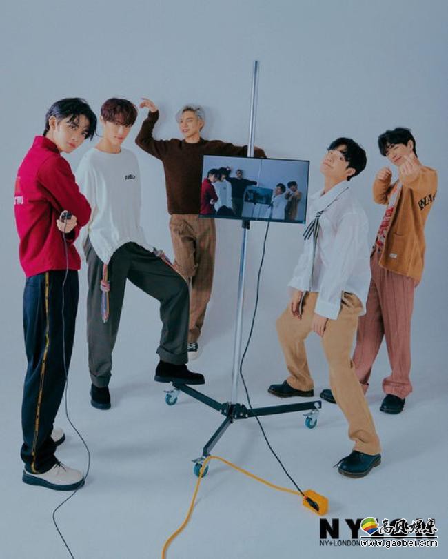 韩国人气男团CIX为某时装杂志最新一期拍摄一组写真，青春活力展现无遗