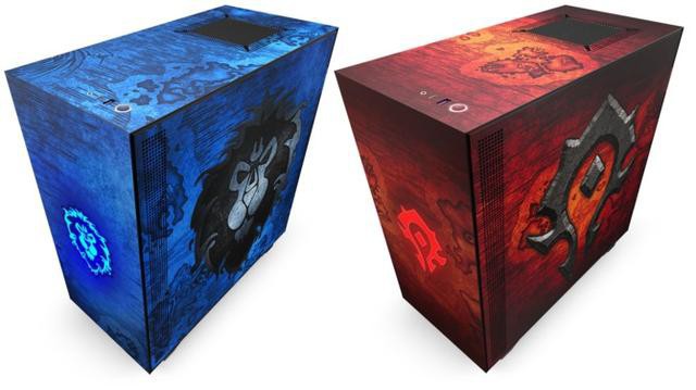 PC外设厂商NZXT发布《魔兽世界》定制机箱！最大卖点！联盟款与部落款