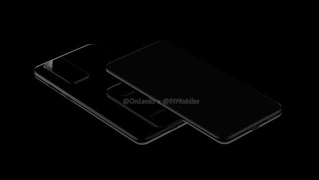 爆料人士放出华为P40、P40 Pro渲染图，全新四曲面屏＋背后矩形摄像头