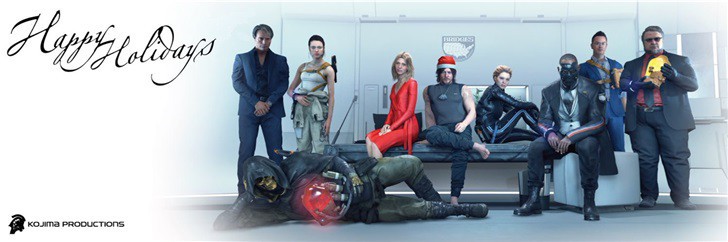 小岛秀夫发布《死亡搁浅》圣诞贺图，几乎所有主要角色涌入山姆私人房间