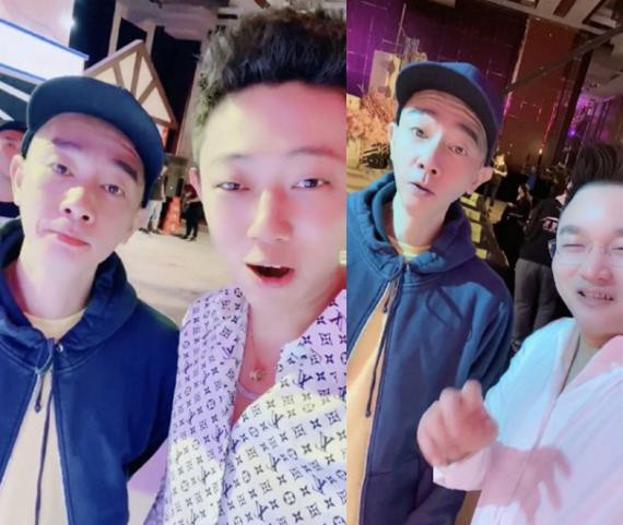 网友晒出与陈小春合照！陈小春美颜滤镜下春哥变成小V脸，与jasper超像