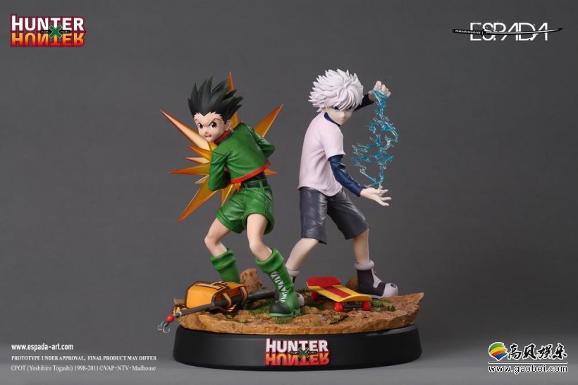 国外知名雕像品牌Espada Art，近日推出了经典动漫《全职猎人》全新雕像