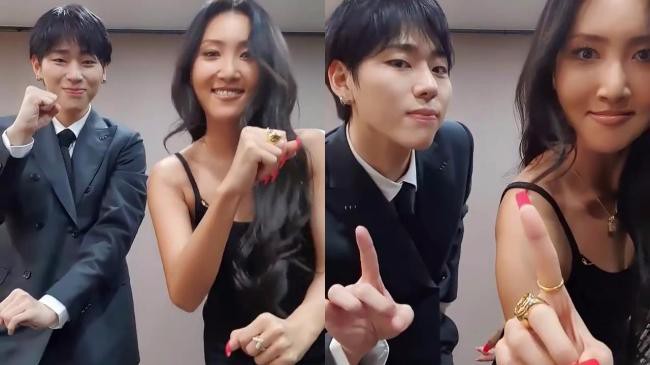 Block B ZICO分享和MAMAMOO华莎进行Angsong Challenge舞蹈短片
