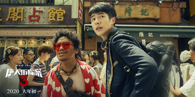 官微发布消息《唐人街探案3》全网想看人数突破500万，创造华语电影新高