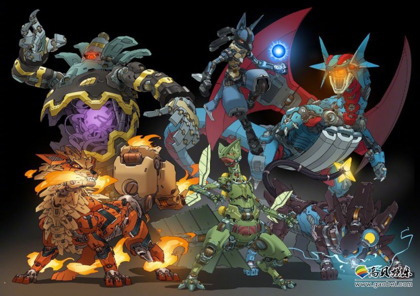 日推作画大佬近日“产粮”创作出机甲宝可梦：孩子和男人的浪漫融为一体