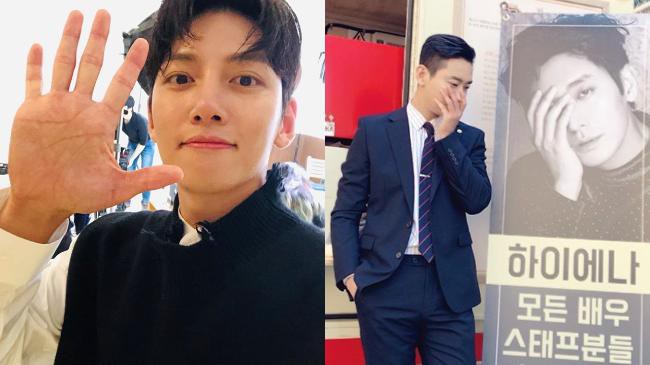 所属公司官方IG告知池昌旭为朱智勋新剧《HYENA》拍摄现场送来咖啡车