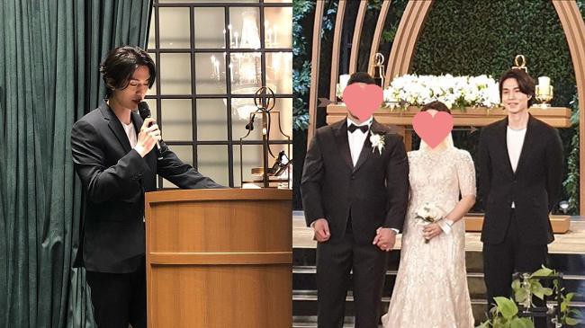 李栋旭为至亲健身教练白先生婚礼担任司仪！西装帆布鞋混搭风毫无违和感