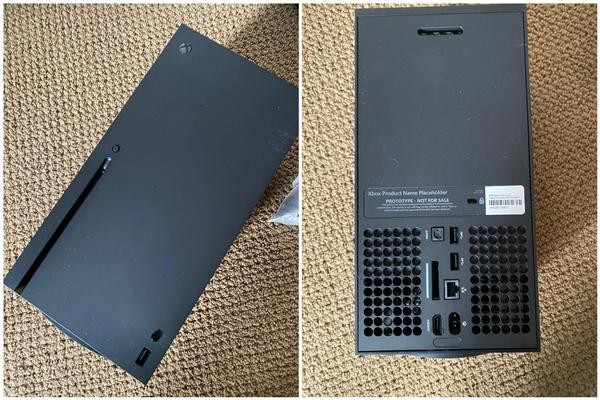 推特网友曝光Xbox次世代主机X系列开发机照片，背面与外媒独家爆料一致