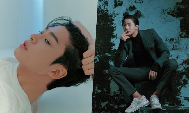SF9金路云与时尚文化杂志《DAZED》合作拍摄二月号写真！长腿比例超赞