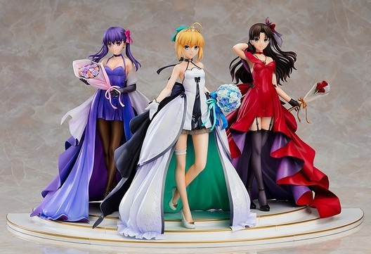 《Fate/Stay Night》15周年纪念手办！Saber、远坂凛以及间桐樱礼服登场