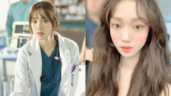 李圣经在自己IG更新一段影片，发型师正在帮她整理头发，画上腮红和口红