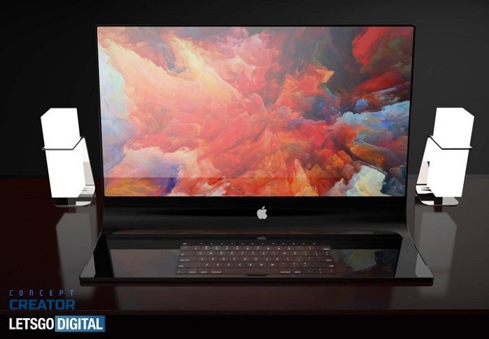 苹果专利申请曝光，一款具有未来主义风格，采用一体式柔性iMac Pro产品