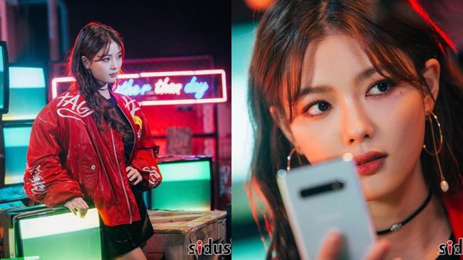 经纪公司公开旗下演员金裕贞拍摄写真的花絮照，镜头下的她挑战全新造型