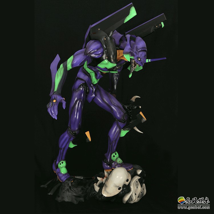 海洋堂推出《EVA》超大初号机雕像，雕像全高约2米，制作精美细节爆表