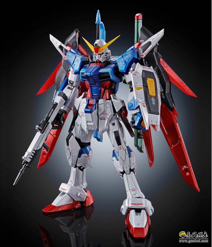 “RG 1/144 命运高达钛合金质感Ver.”模型公开详情美图！光之翼超霸气