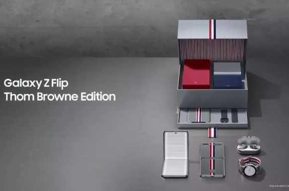三星与高级时装品牌合作！创建独家Galaxy Z Flip Thom Browne Edition