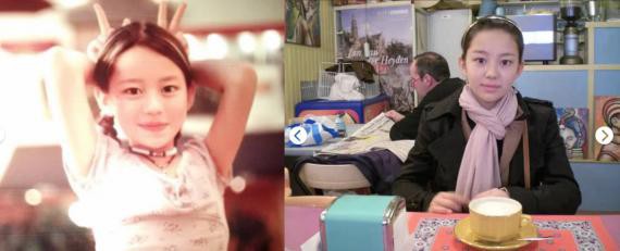 郎朗娇妻吉娜·爱丽丝社交平台分享童年照，一双大眼睛炯炯有神！俏皮可爱