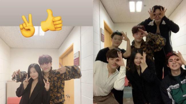 SEULGI在IG晒出与姜河那合影,原来是涩琪去看了姜河那正在演出的话剧 SEULGI在IG晒出与姜河那合影,原来是涩琪去看了姜河那正在演出的话剧