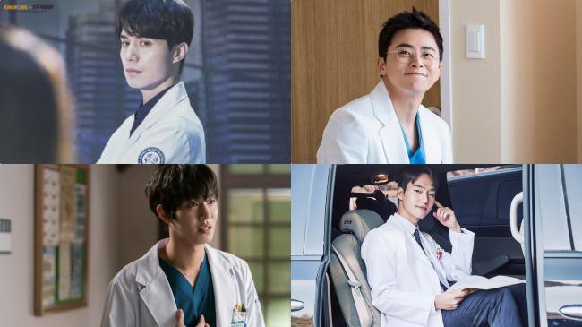 高颜值男演员扮相掩盖不了自带光芒帅脸，穿上医生白袍多了职业知性帅气