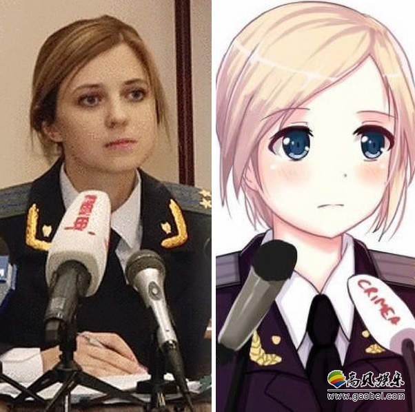 俄罗斯美女检察长看过自己二次元化后默认此行为，更是在网络上圈粉无数